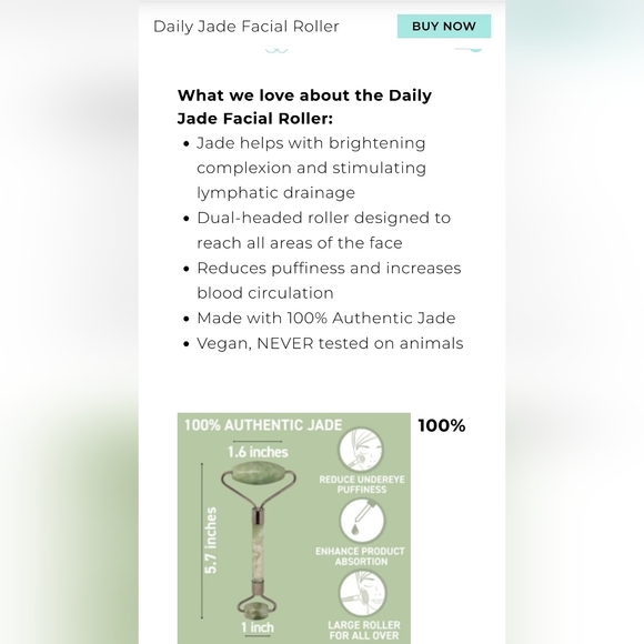 Daily Concepts Daily Jade Facial Roller - Picture 5 of 7